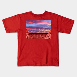 Red Sunset Kids T-Shirt